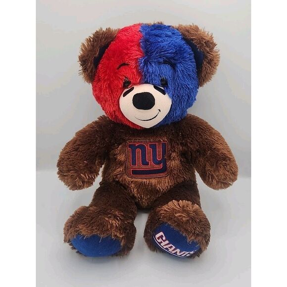 Build a Bear Football New York Giants Bear Plush 16" - Picture 1 of 6
